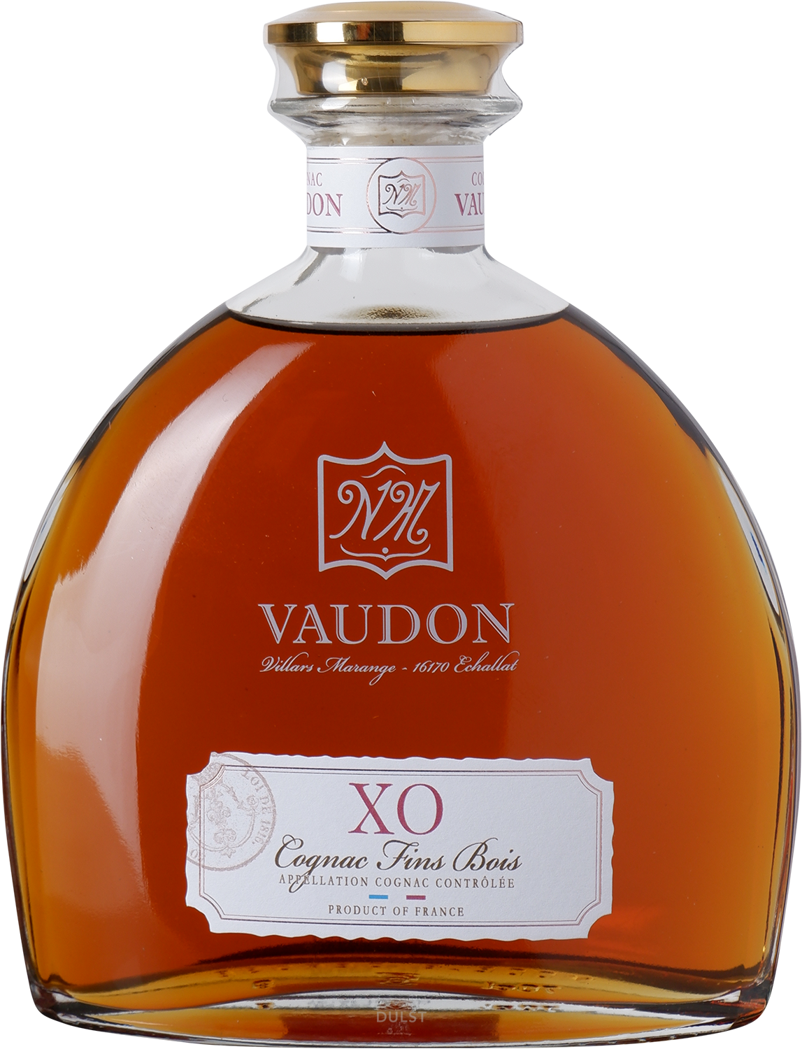 Cognac Vaudon - X.O. 20 y Old Cognac Fins Bois Carafe with giftbox
