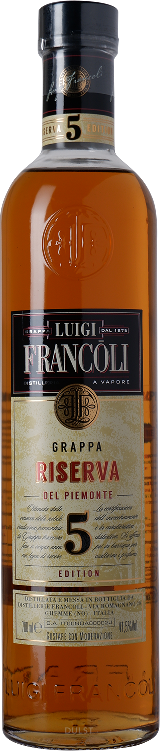 Francoli - Grappa Riserva 5 y Old - 41,5%