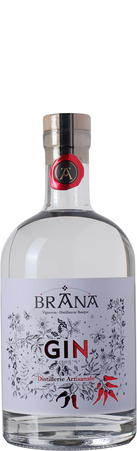 Brana - Gin Pays Basque - 43% Piment d'Espelette