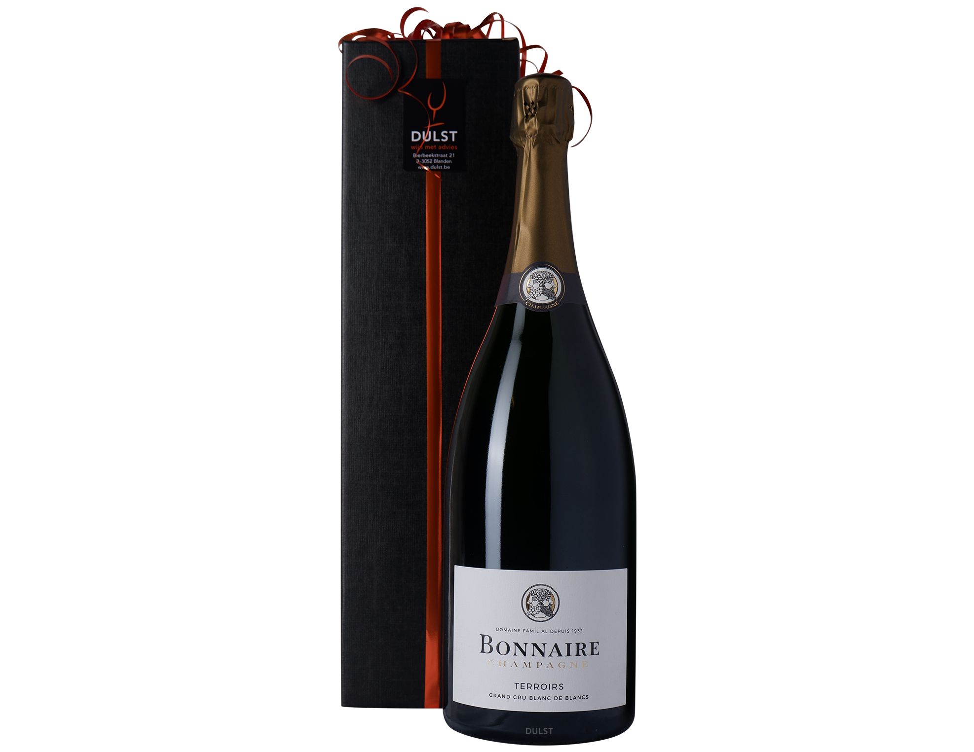 Relatiegeschenk K78 Doos met Magnum Champagne Bonnaire Grand Cru